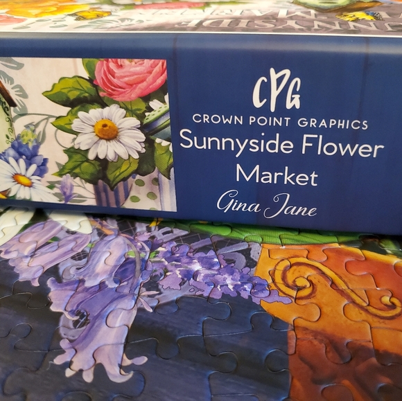 Sunnyside Flower Market, 1000 piece puzzle - Picture 5 of 8
